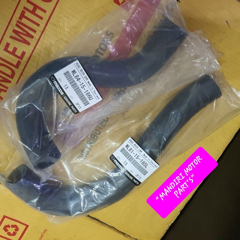 HOSE RADIATOR UPPER/LOWER/SELANG RADIATOR SET FORD RANGER 2.5/2.9CC/2PCS