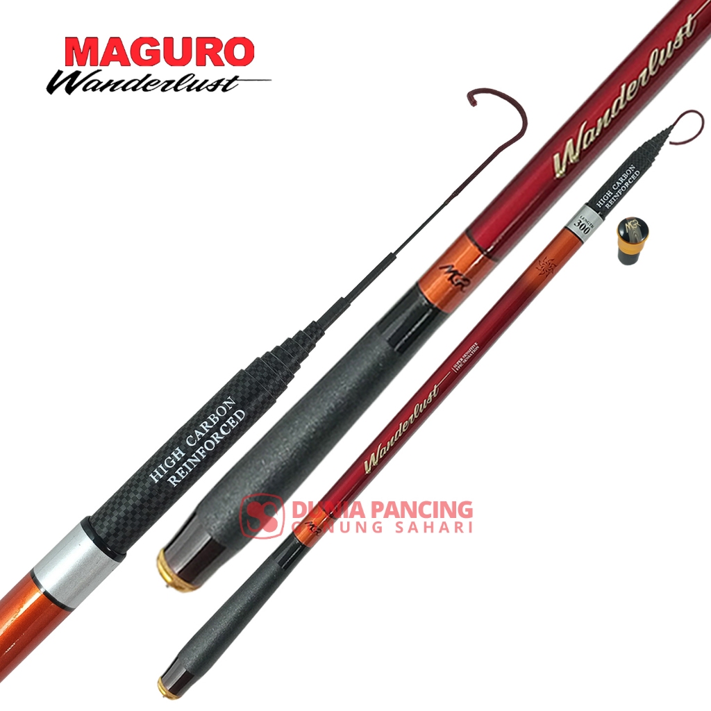 Joran Tegek / Pole Maguro Carbon Mini Keiryu Wanderlust Pilih Ukuran