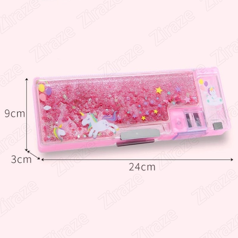 

Pasir Apung Kotak Pensil Pasir Dengan Kunci Sandi + Kotak Pensil Glitter Kapasitas Besar Dua Sisi