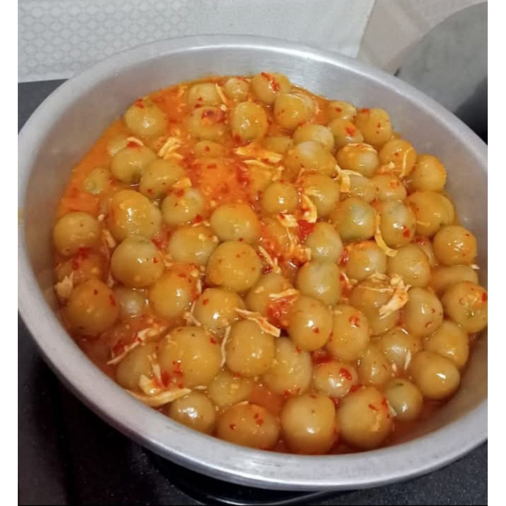 

cilok ayam suwir sambel