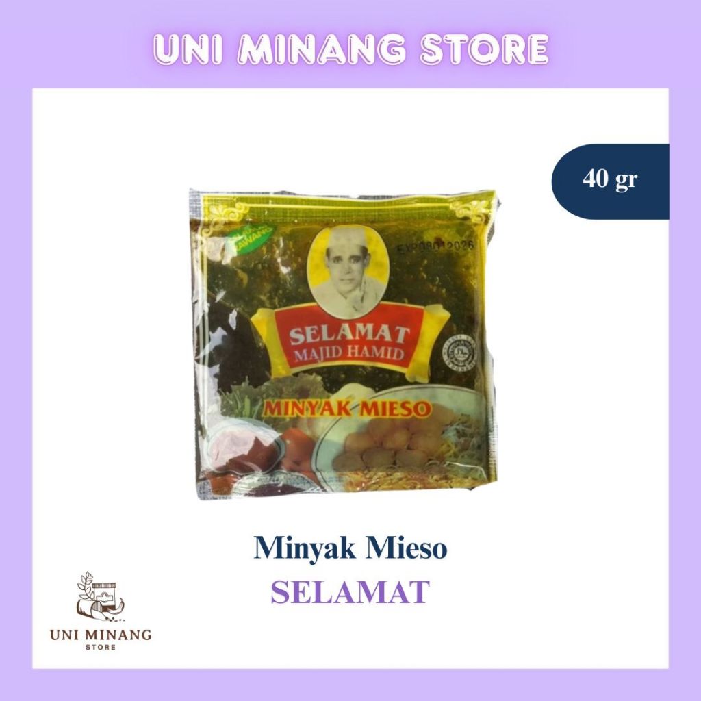 

(1 pack isi 20 pcs) Minyak Mieso – SELAMAT 40 gr