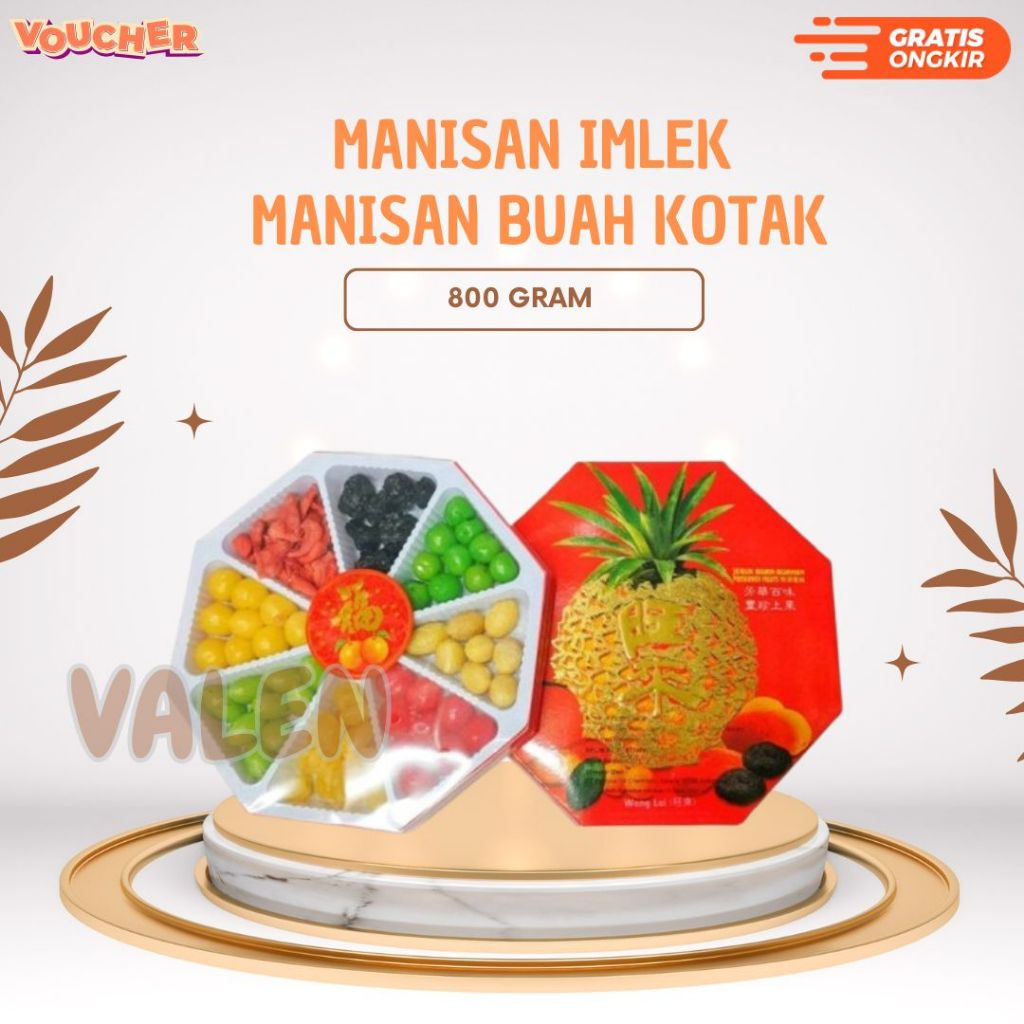 Manisan Imlek / Manisan Buah Imlek Kotak Ikan Koi