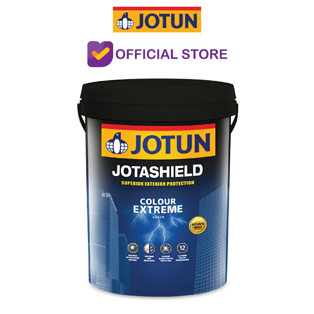 CAT TEMBOK EKSTERIOR JOTUN JOTASHIELD COLOUR EXTREME PUTIH / CHI 20L