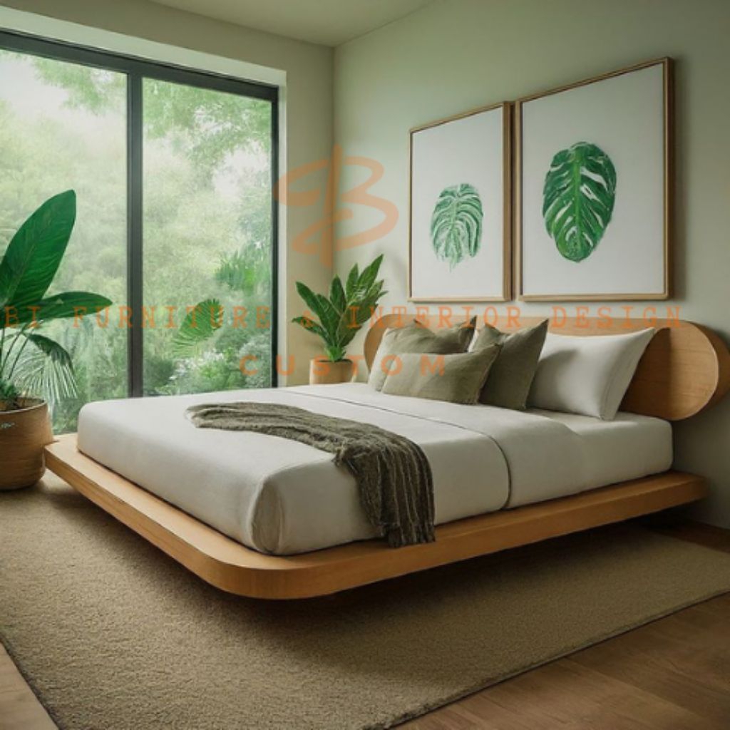 dipan minimalis dipan modern custom bahan full kayu jati