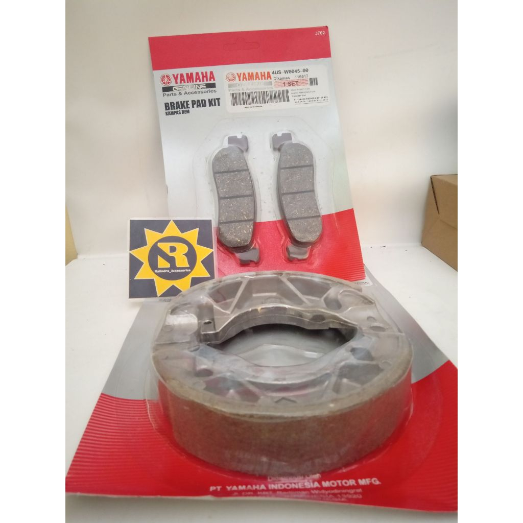 Kampas Rem Depan Belakang Jupiter Z Burhan / Nouvo
