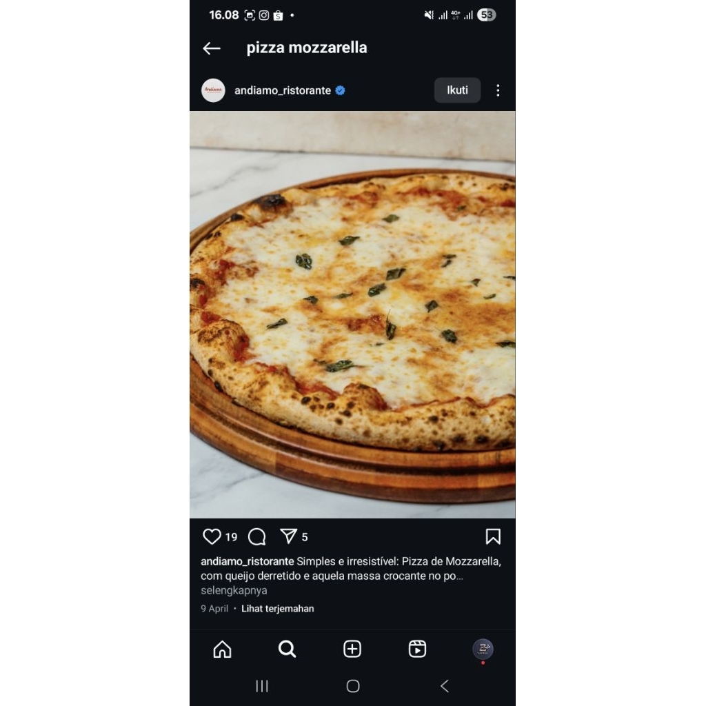 

pizza mozzarella