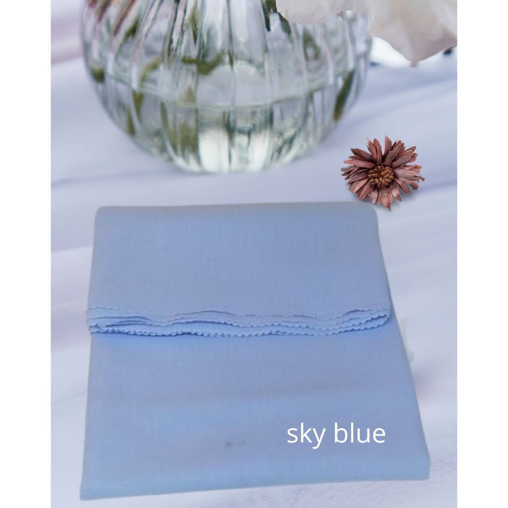 Jilbab Segi Empat Syari Jumbo Basic Voal  Size 130x130 premium