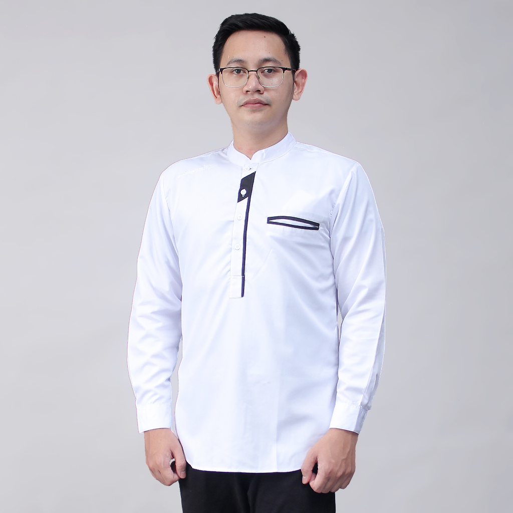 LIFESTYLE Baju Koko Couple Ayah Anak El Rumi Terbaru Motif Abizaar Warna Sage LIFESTYLE