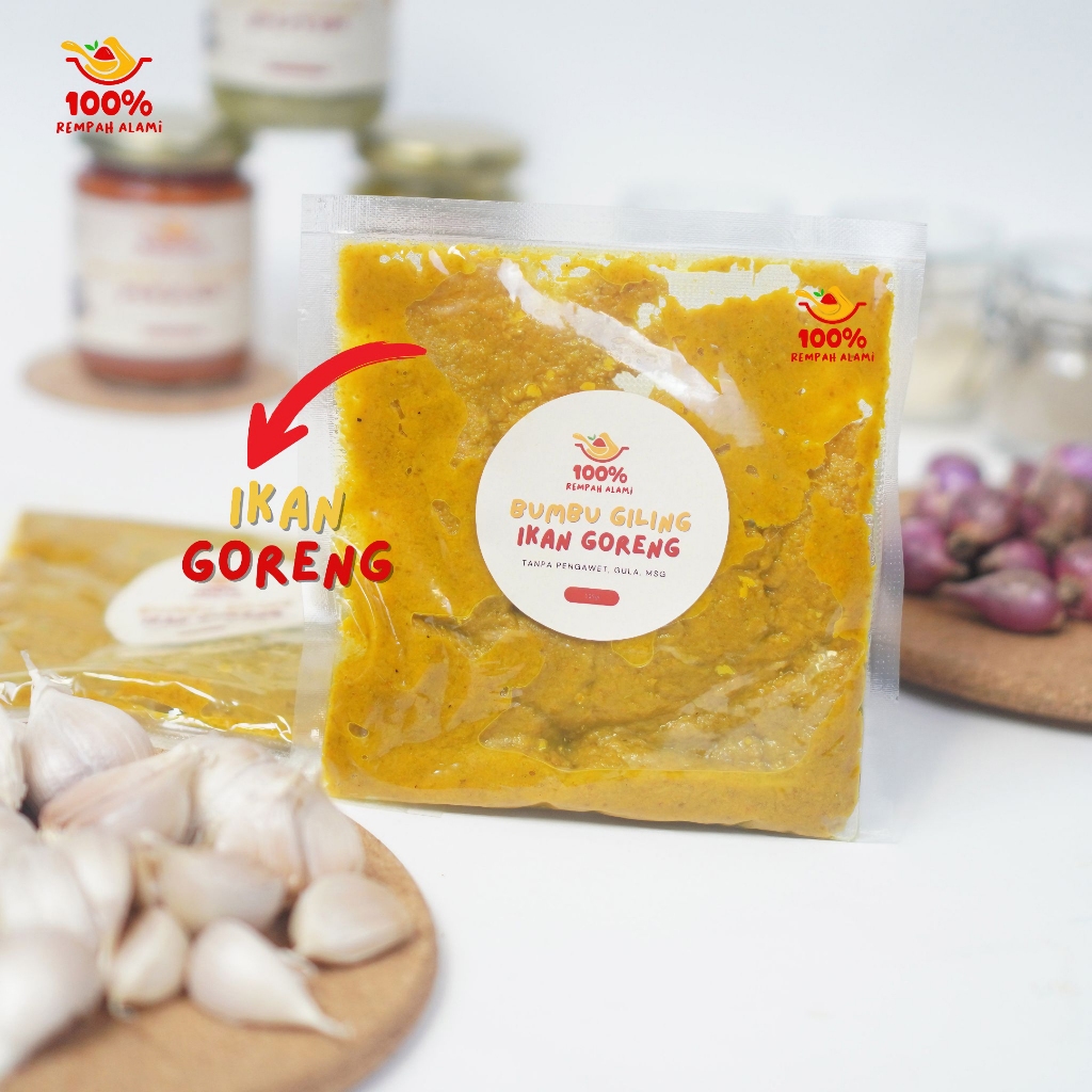 

100persen Bumbu Racik Instan Gilingan Basah Ikan Goreng 125gr