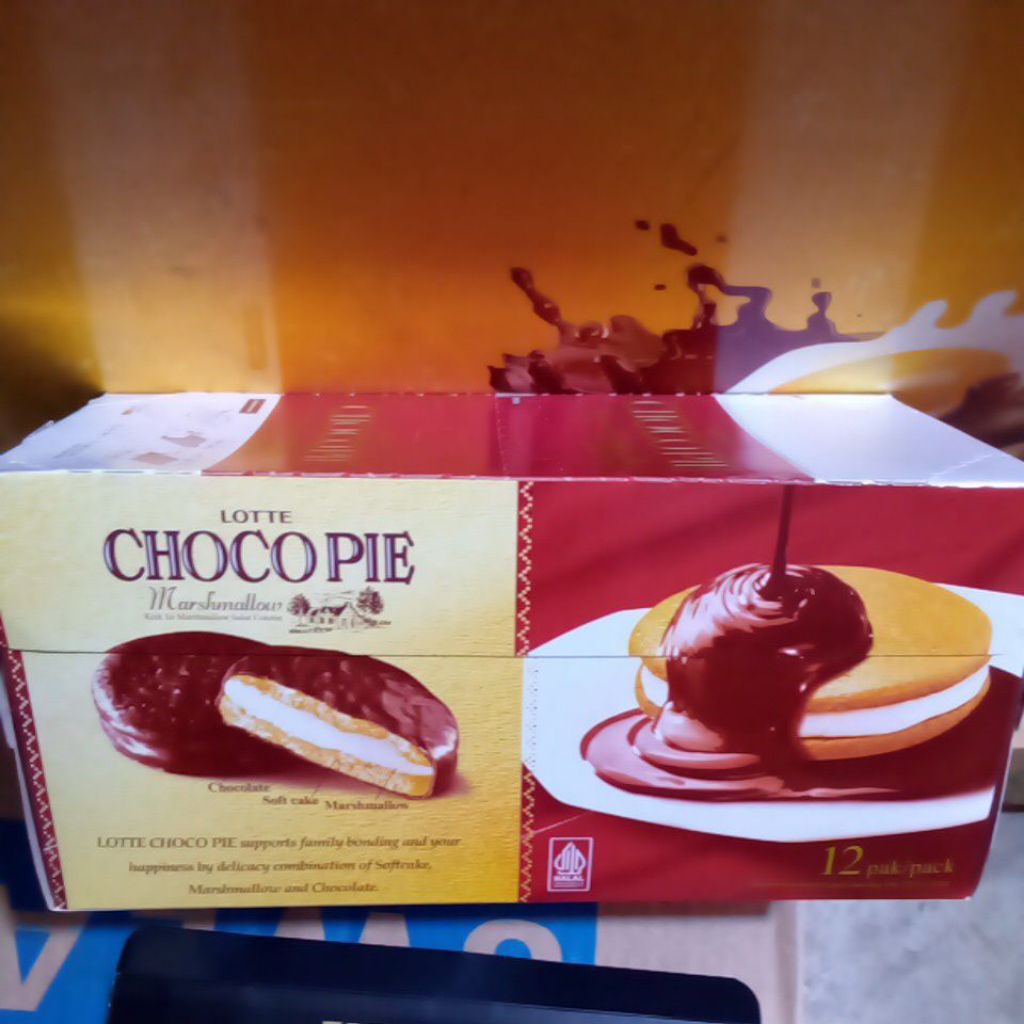 

lotte CHOCOPIE marshmallow 26gr isi 12pak/pack