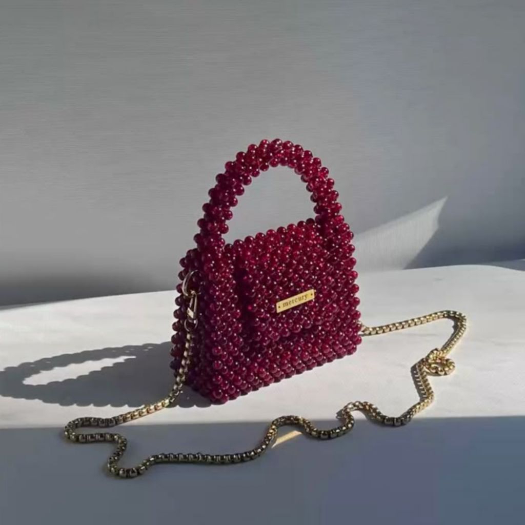 Tas manik akrilik premium /tas manik manik/tas mutiara/tas akrilik premium