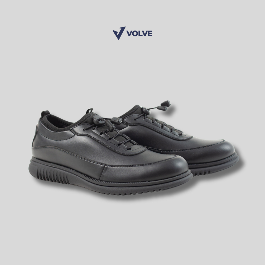 VOLVE - Sepatu Kerja Pria Wave Black
