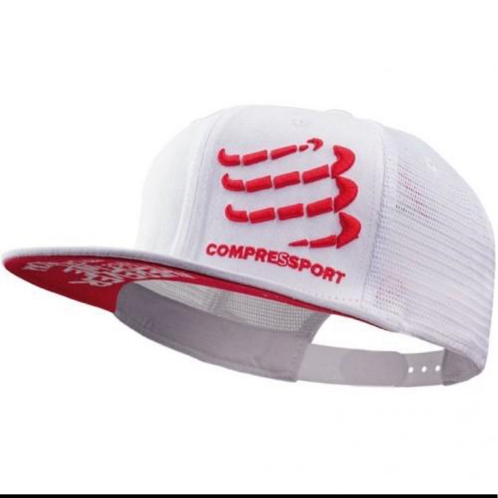 COMPRESSPORT TRUCKER CAP-WHITE