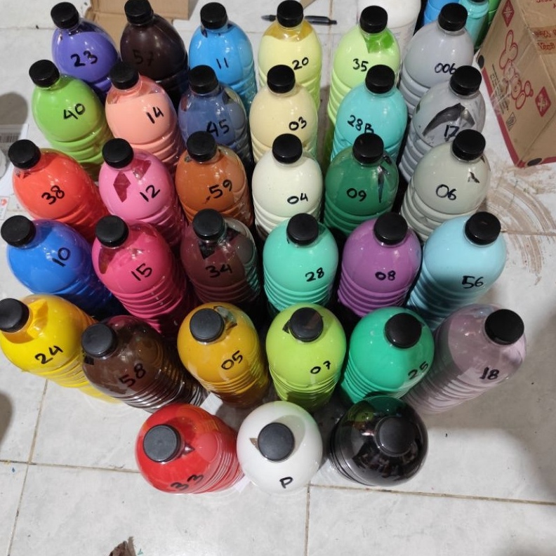 

KODE H69P cat akrilik glossy lukis kanvas mural 15kg