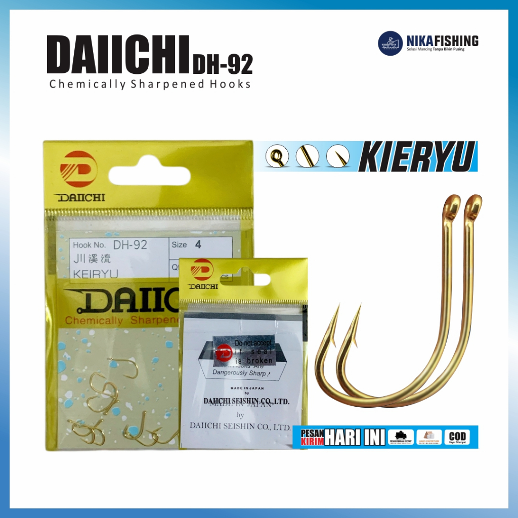 Kail Pancing Daichi DH91 Umitanago DH92 Kieryu Mata Kail Daiichi