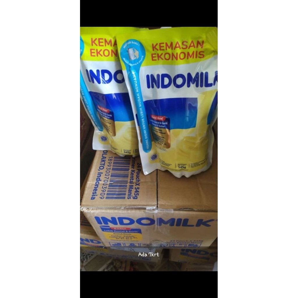 

INDOMILK POUCH KEMASAN 545G /INDOMILK PUTIH/INDOMILK POUCH PUTIH/INDOMILK INDOMILK POUCH PUTIH TERMURAH