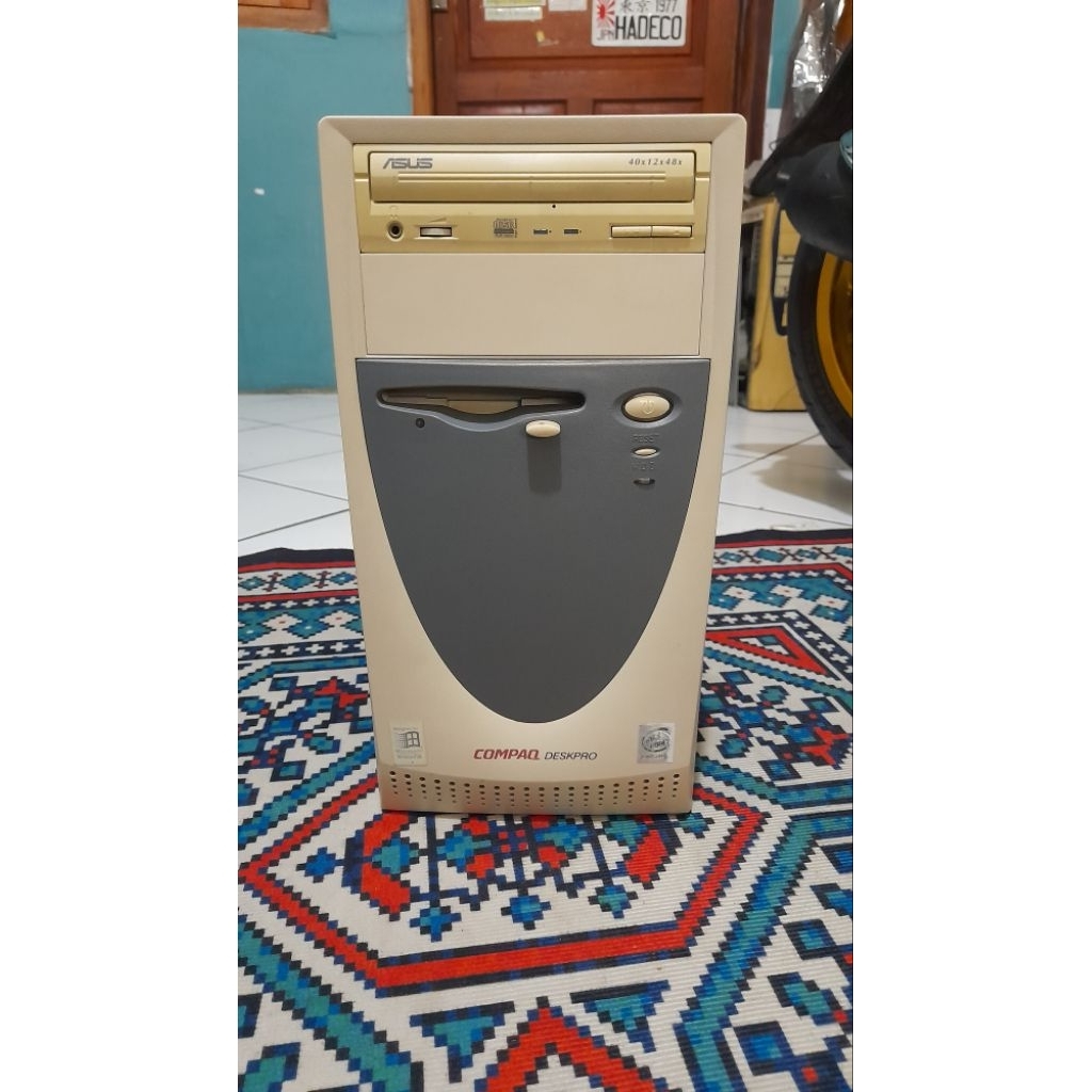 compaq deskpro intel pentium3 jadul os windows98