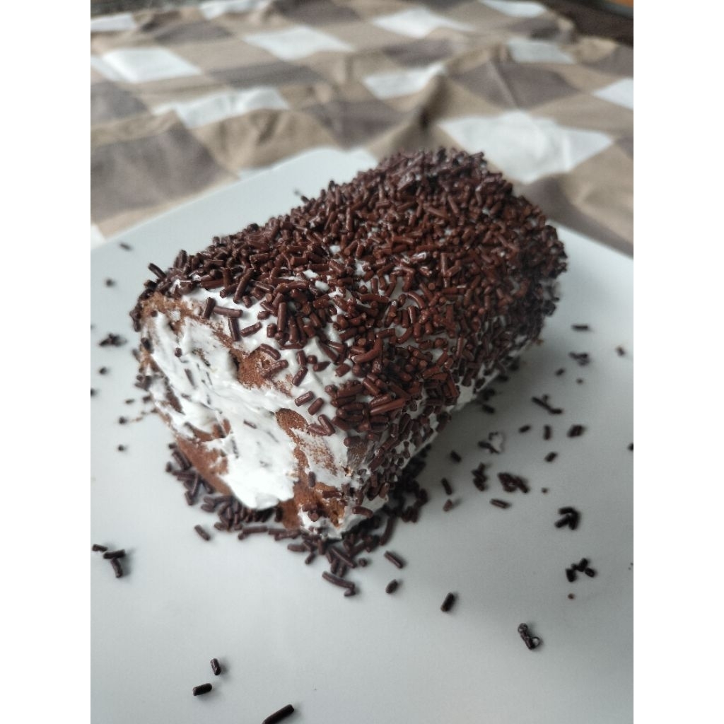 

rollcake double topping