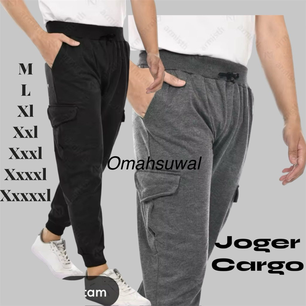 celana Joger cargo pants pria super jumbo celana santai Joger  bigsize celana cargo super jumbo