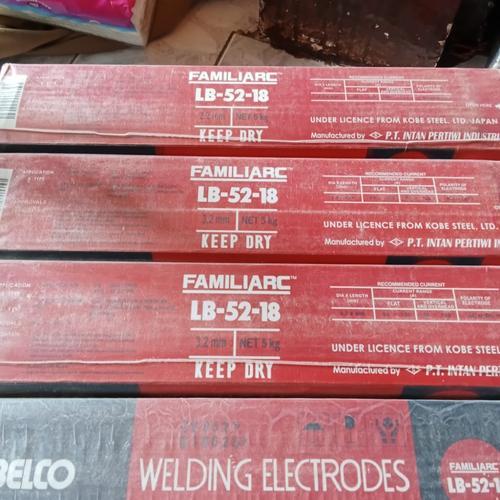 MDN | KAWAT LAS FAMILIARC KOBE LB-52-18 SIZE 2.6 3.2 4.0 MM KOBELCO WELDING ELECTRODES LB 52 18 AWS 