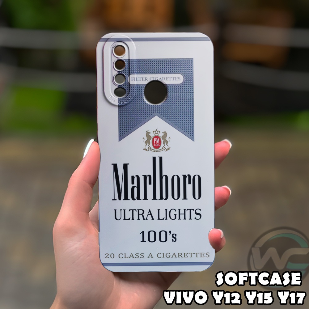 Softcase Vivo Y12 Y12i Y15 Y17 | W53 | Casing Lentur Premium | Anti Luntur Pelindung Kamera | Rokok