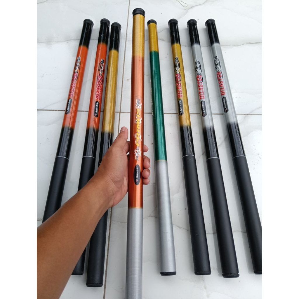 Joran Bendera Sholawat Ukuran 7,2 Meter 6,3 Meter 5,4 Meter 4,5 Meter 3,6 Meter 3 Meter 2,7 Meter 2,