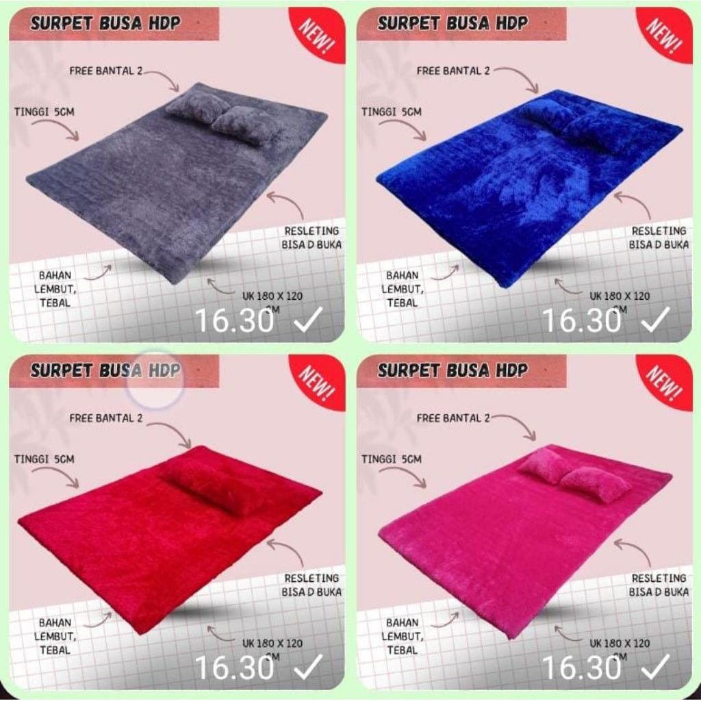surpet hdp polos,free bantal2