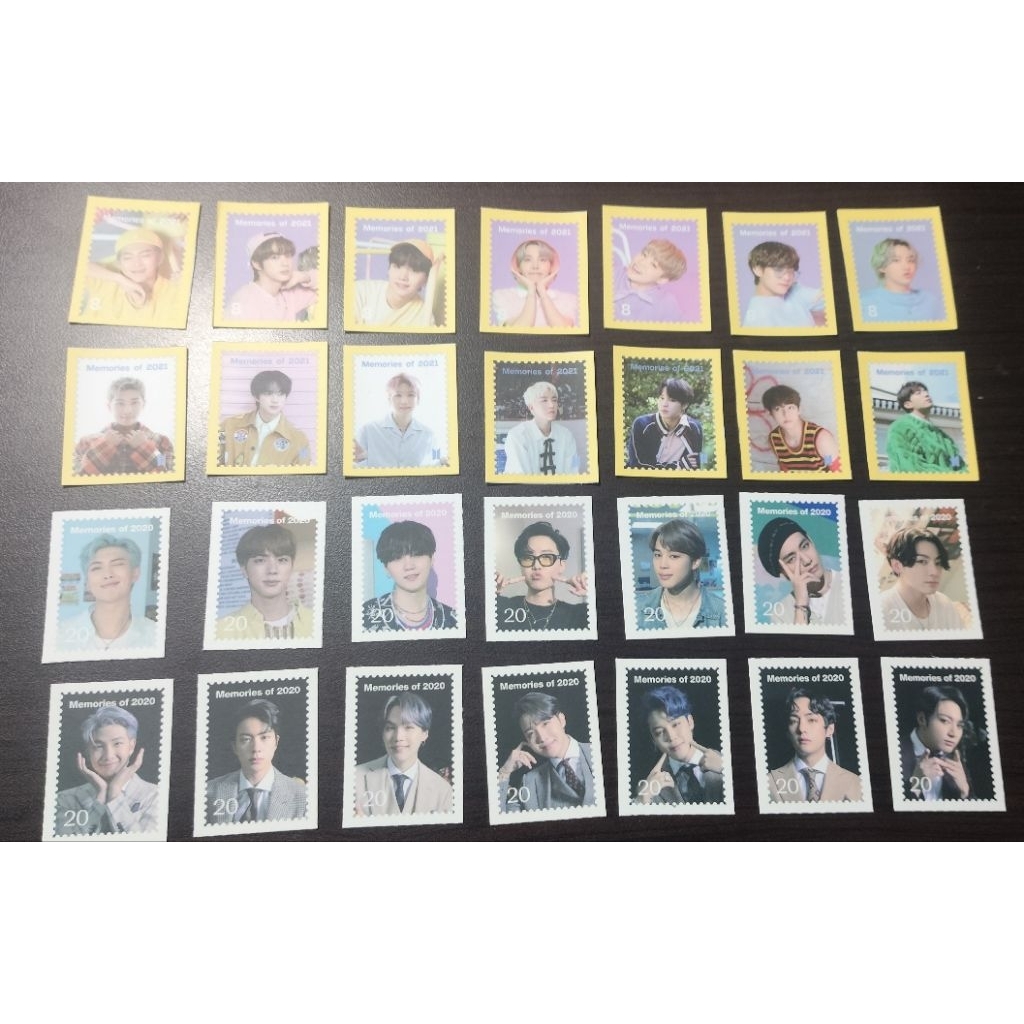 BTS Stamp Memories 2020 2021 RM JIN JHOPE JIMIN V JK
