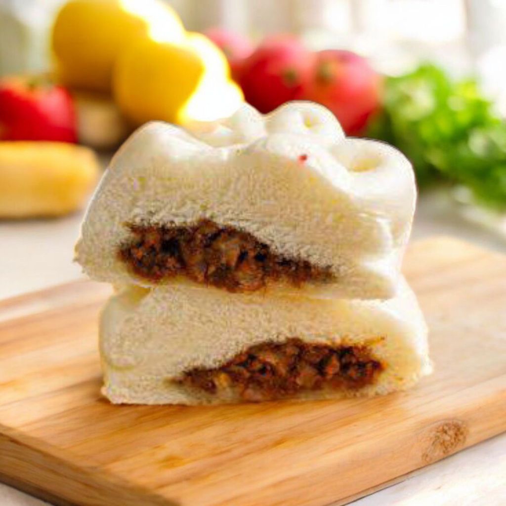 

Bakpao Susu Premium Beef Meat Kecap Non Pemutih, Non Pengawet