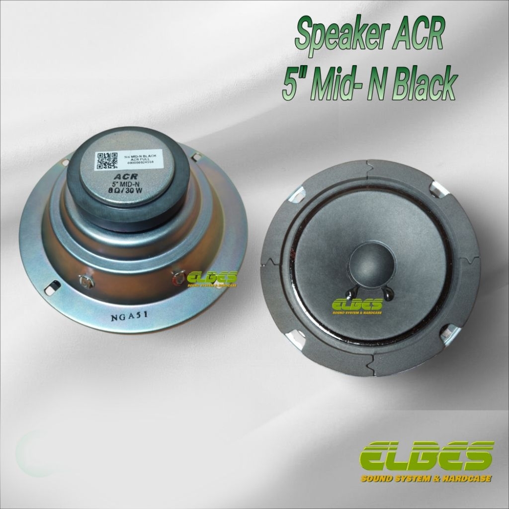 Speaker ACR 5 inch N Black middle midrange