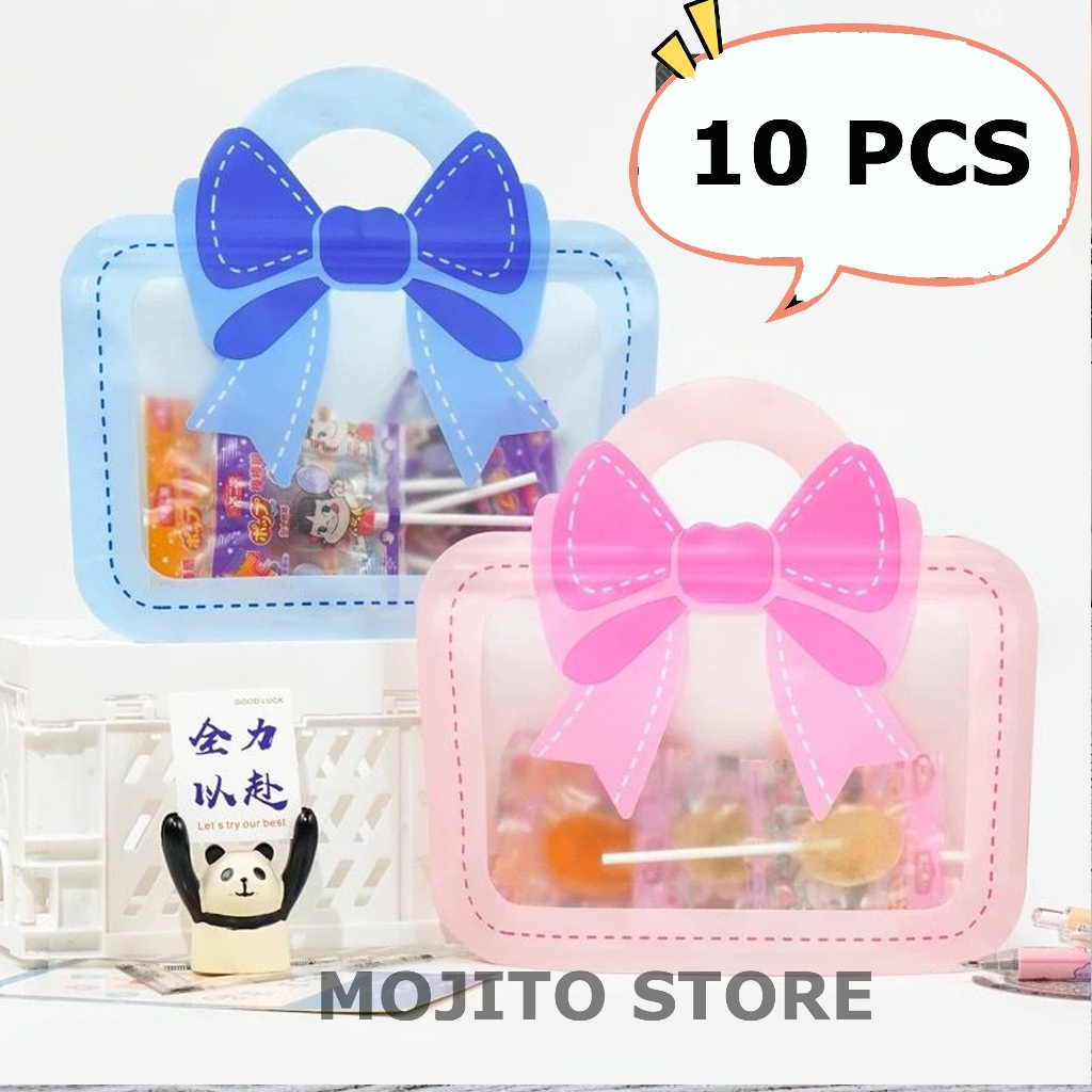 

(10 PCS) ZIPPER PITA HAMPERS SOUVENIR GOODY BAG GOODIE POUCH ULTAH BINGKISAN PLASTIK ULANG TAHUN