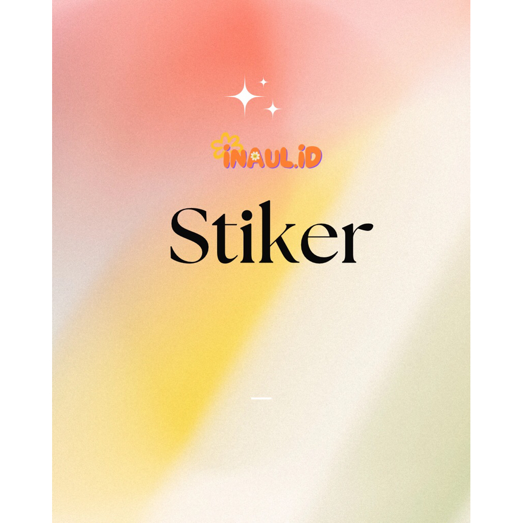 

Isi 5pcs Stiker karakter lucu | Aesthetic | random stiker