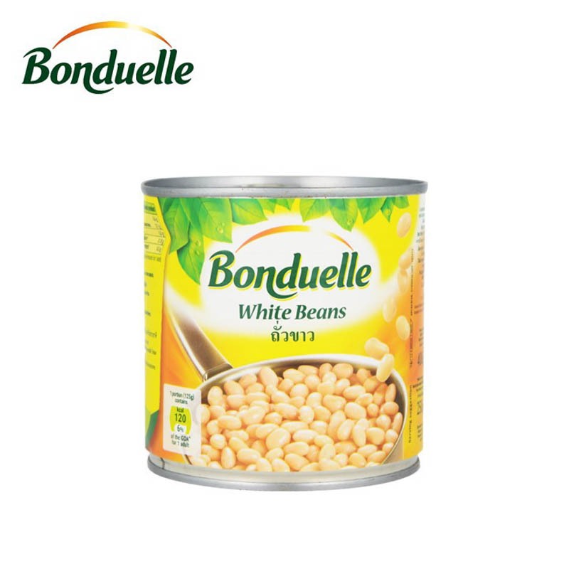 

BONDUELLE Canned White Beans 400gr nett Kacang Putih kaleng