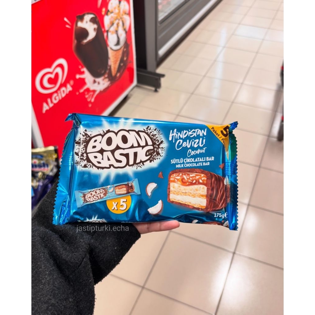 

BOOMBASTIC Bar Coklat Susu isi Coconut ORİGİNAL TURKI