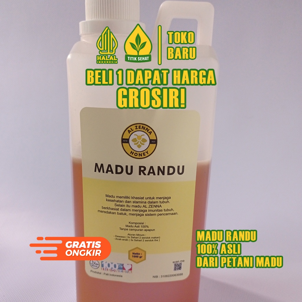 

Madu Randu Murni 1kg – Madu Asli untuk Daya Tahan Tubuh