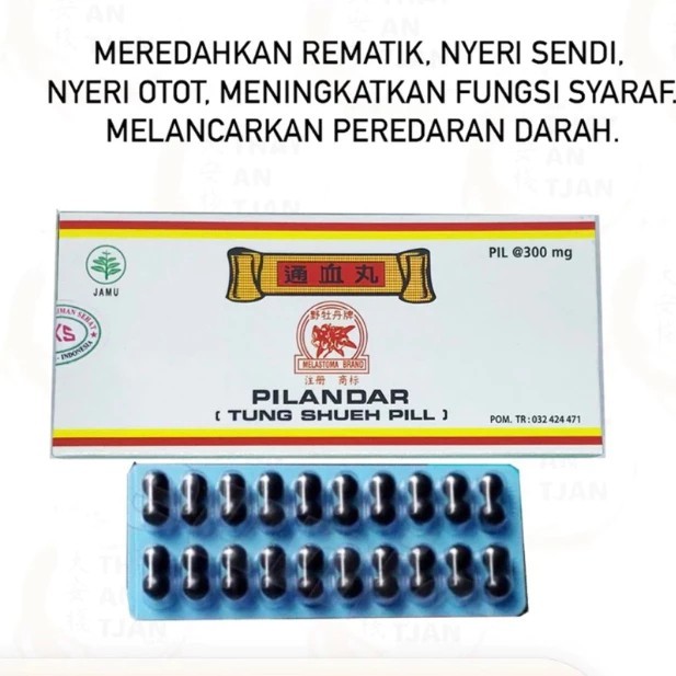 Tung Shueh Pills obat nyeri sendi bahu tangan lutut dan kaki rematik pegal pegal linu herbal cina