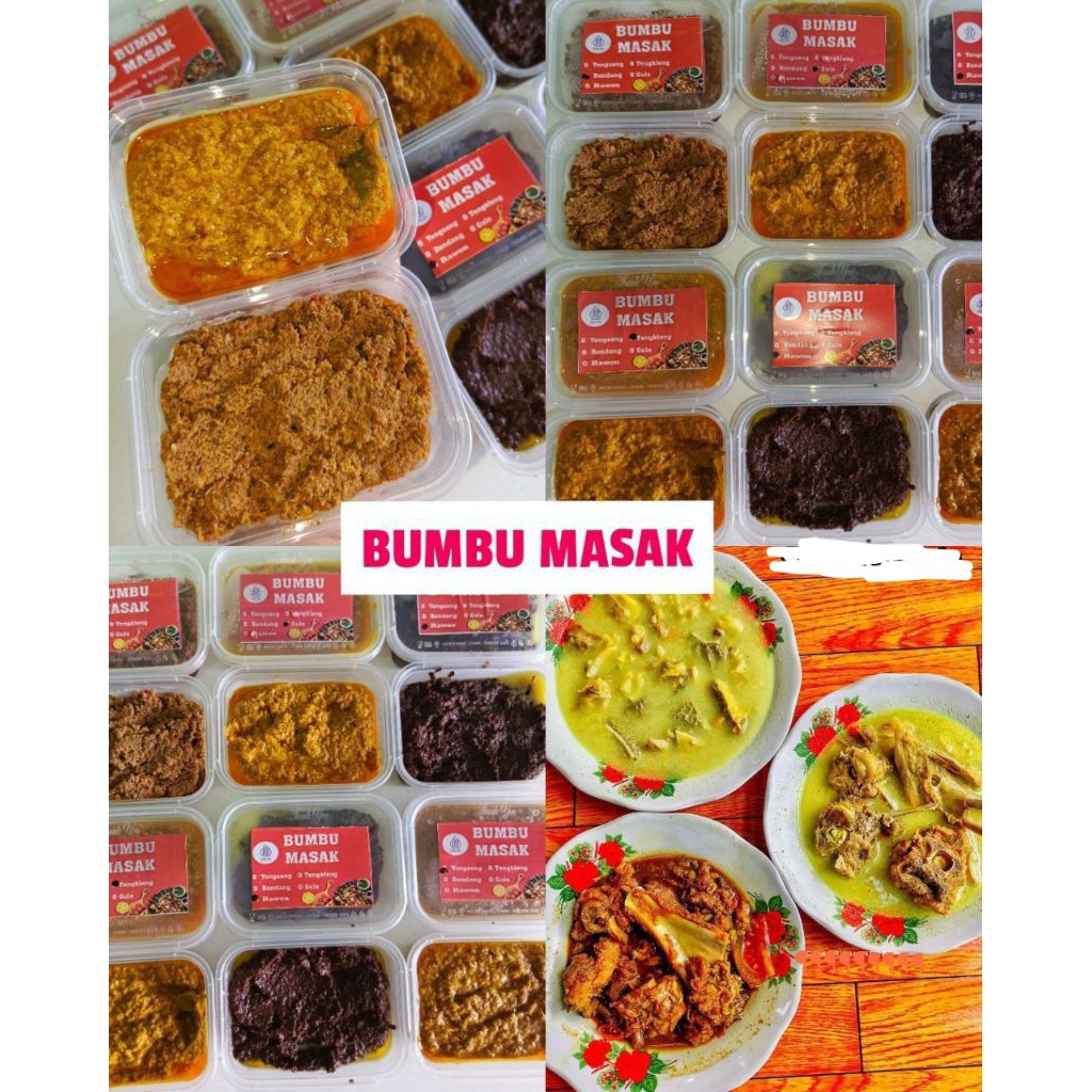 

Bumbu Masak - Tongseng - Tengkleng - Gule - Rawon - Rendang