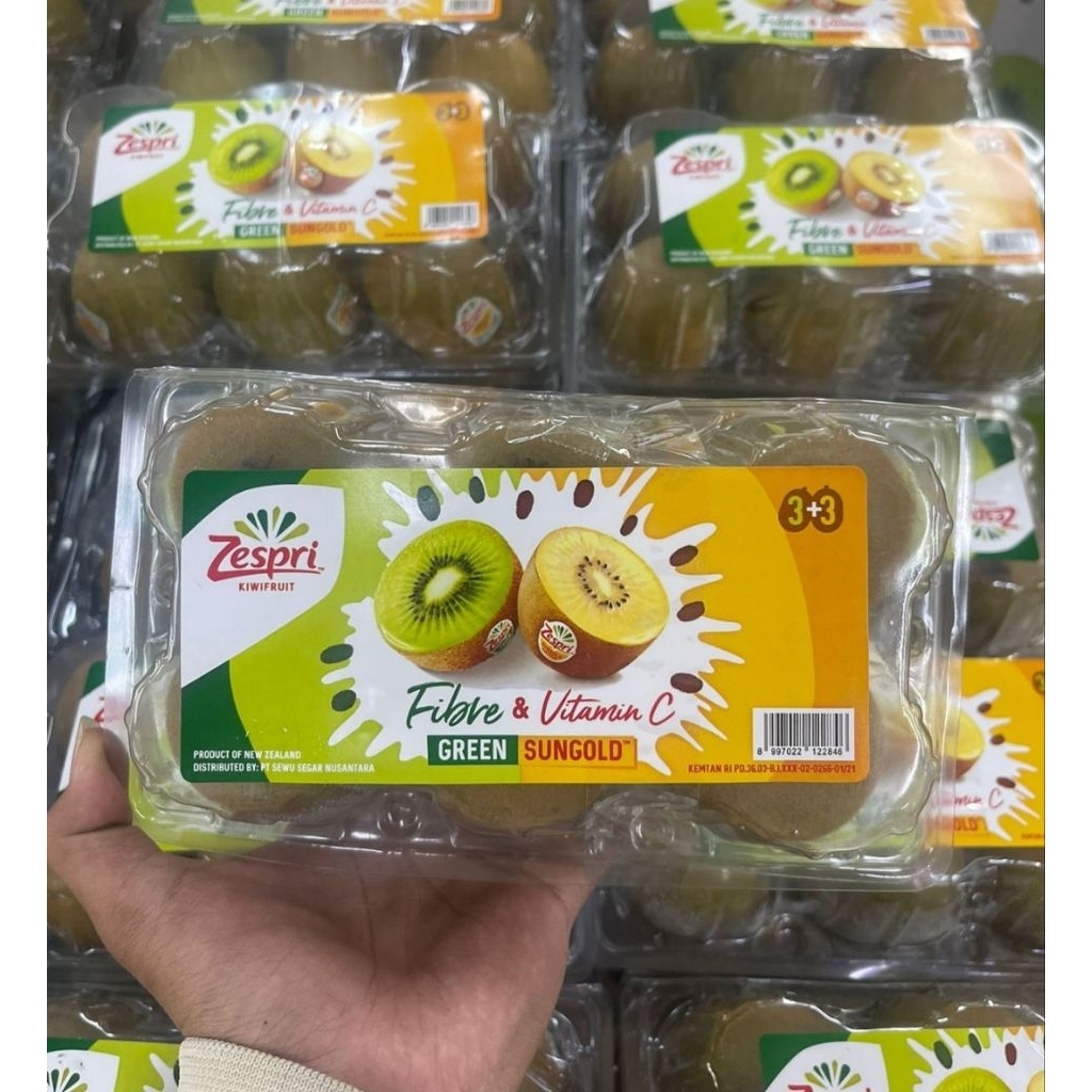 

Kiwi Zespri Fres 1 Pack Isi 3 Kiwi Gold Dan 3 Kiwi Red