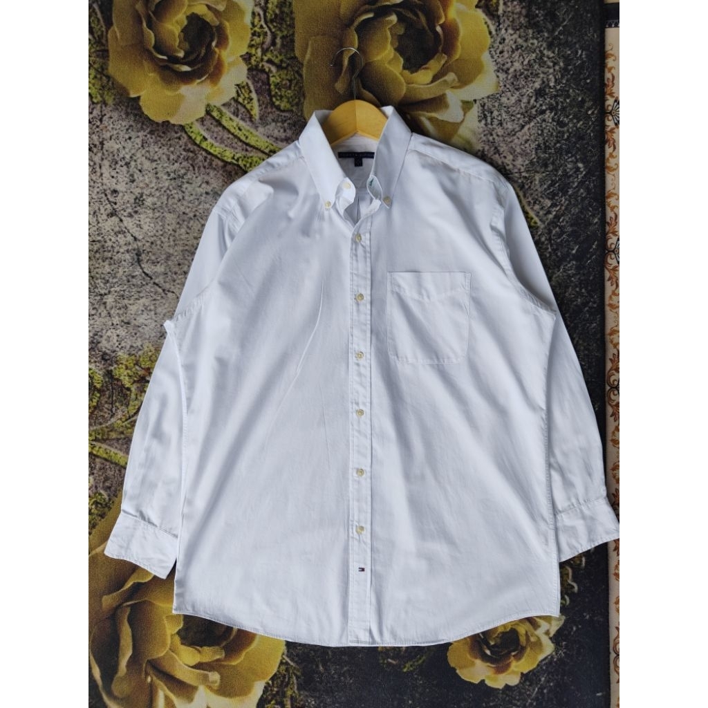 KEMEJA PUTIH TOMMY HILFIGER