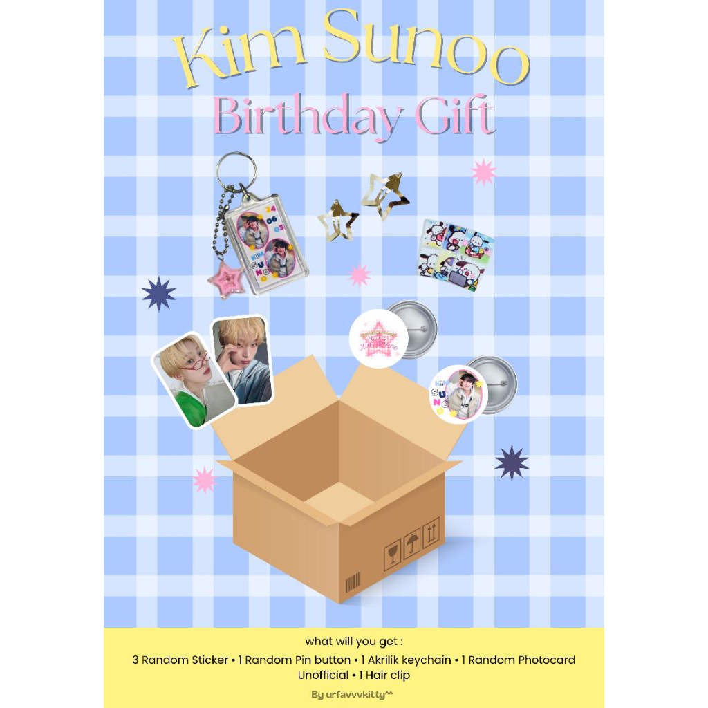 Kim Sunoo Birthday Gift