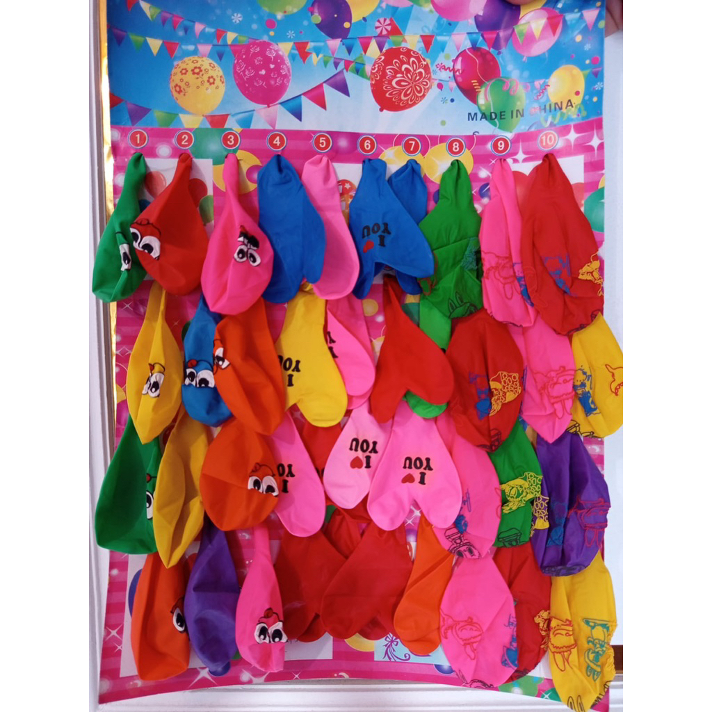 balon selebaran/ rentengan