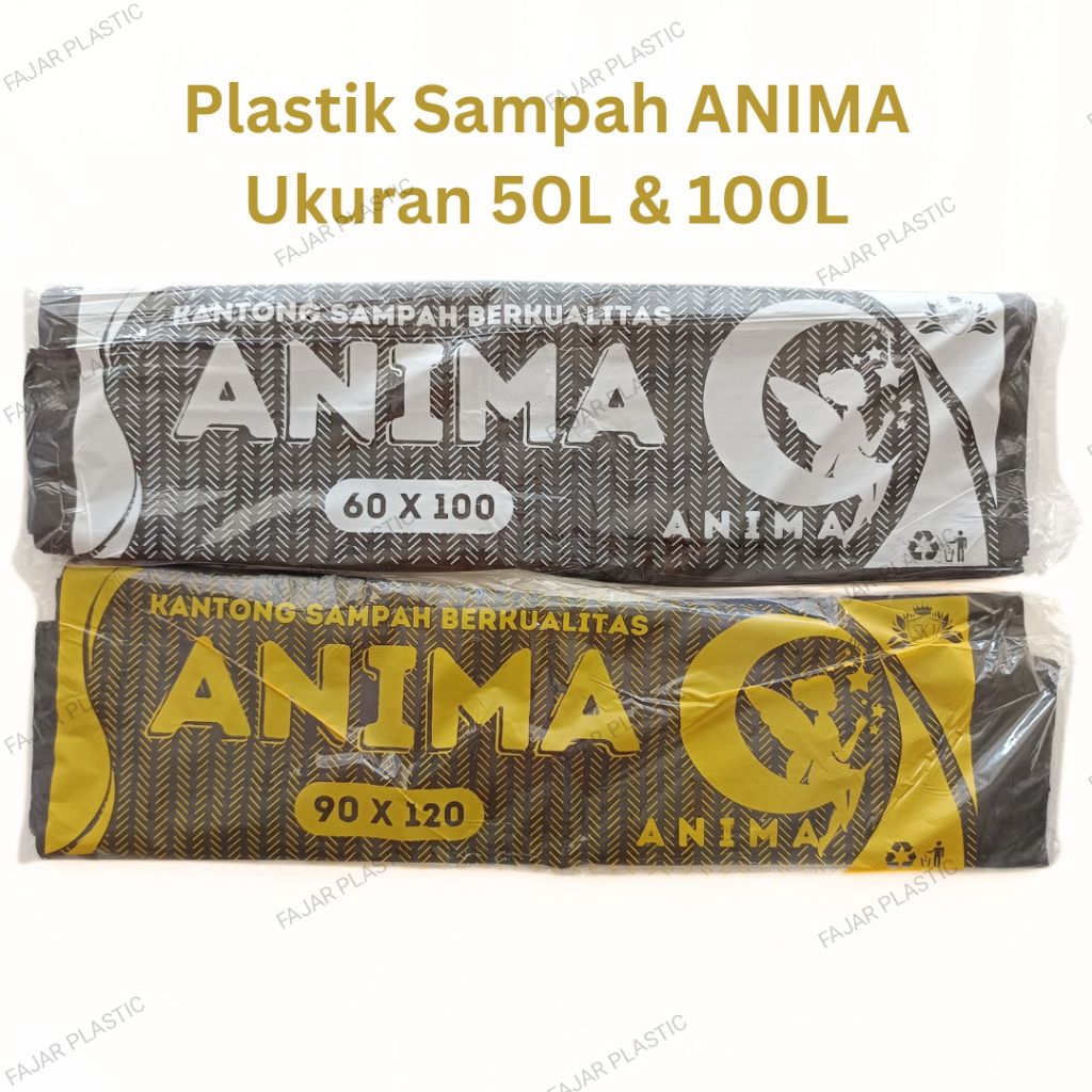 Kantong Sampah - Plastik Sampah Hitam - Kantong Plastik Besar Jumbo