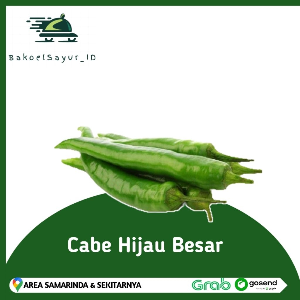 

Cabe Hijau Besar 250 gram / Segar