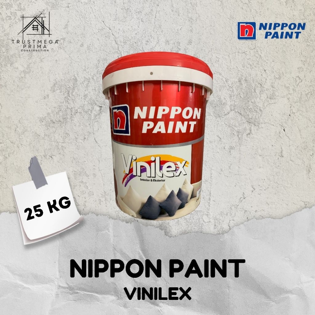 CAT TEMBOK NIPPON PAINT VINILEX INTERIOR & EXTERIOR 25KG