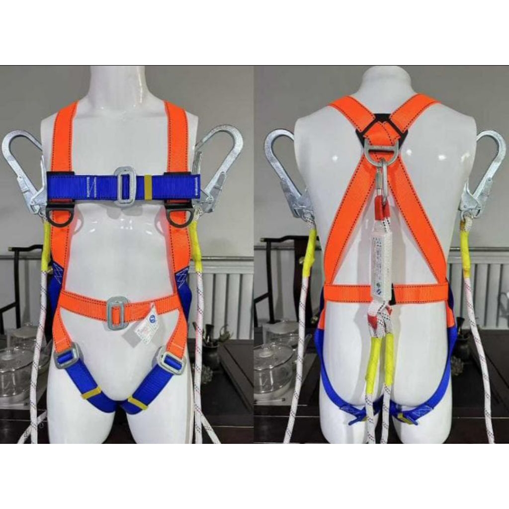 body harness double hook safety belt korea alat pengaman gondola