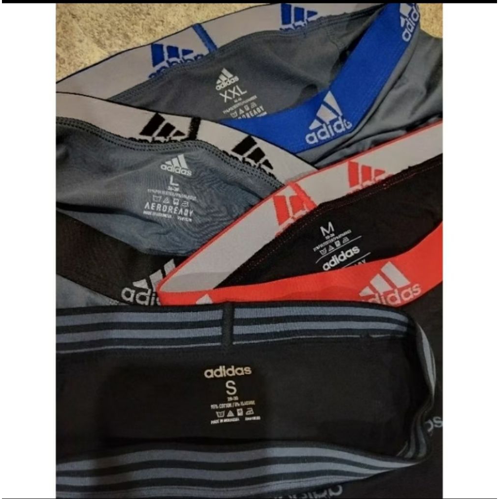 Boxer Adidas Celana Dalam Pria Isi 3 Pcs