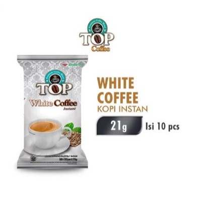 

Top Coffee Kopi Instan White Pack 21 gr Isi 10 Pcs