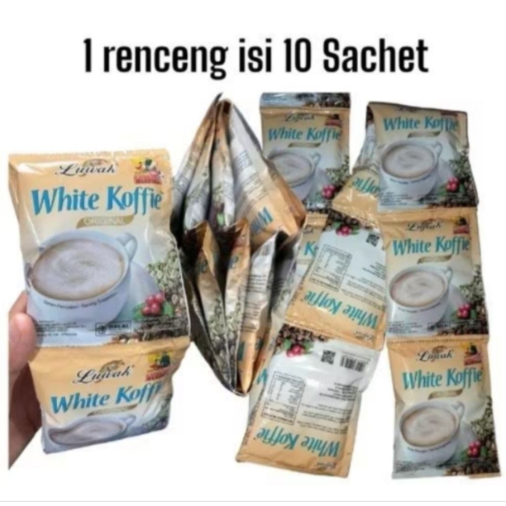 

KOPI LUWAK WHITE COFFEE Renteng 10 pcs