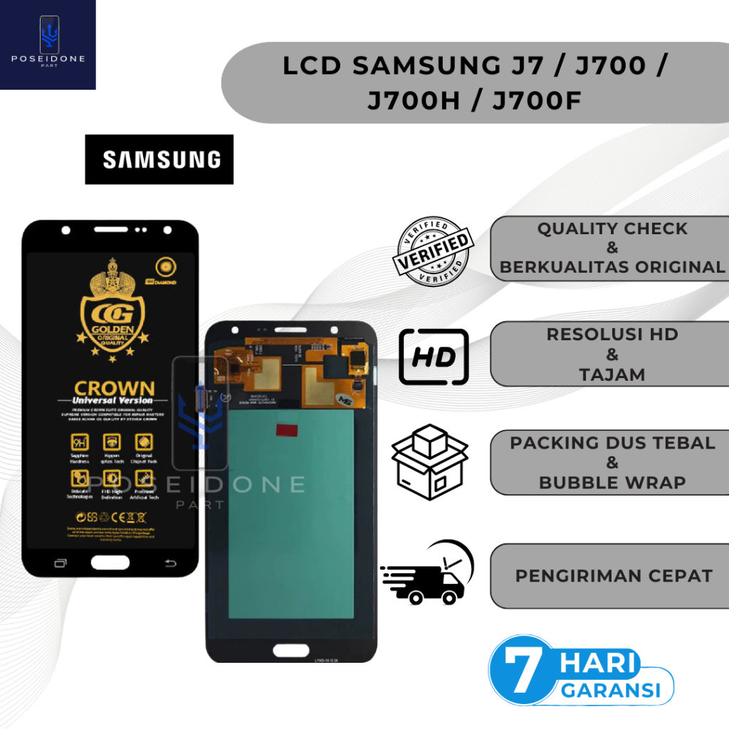 LCD TOUCHSREEN SAMSUNG J7 / J700 / J700H / J700F FULLSET COMPLETE