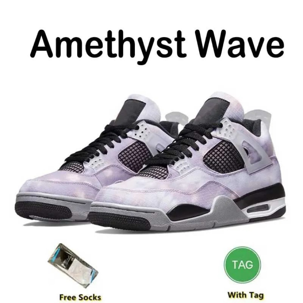 Best Sale Sepatu Basket Sneakers Air Jordan 4 Shoes Black Cat Metallic Gold Military White Bred